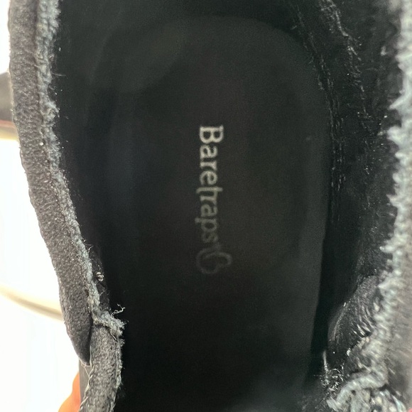 Bare Traps Womens Cacie Ankle Booties Black Block Heel Zipper Cutout 6.5 M Boots - Picture 6 of 9